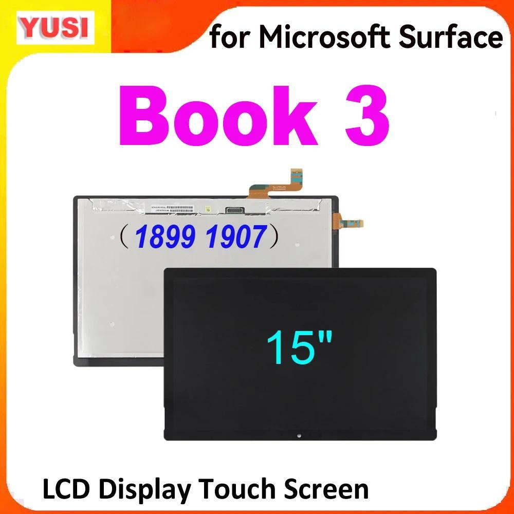 15" LCD for Microsoft Surface Book 3 1899 1907 LCD Display Touch Screen Digitizer Assembly for Surfa