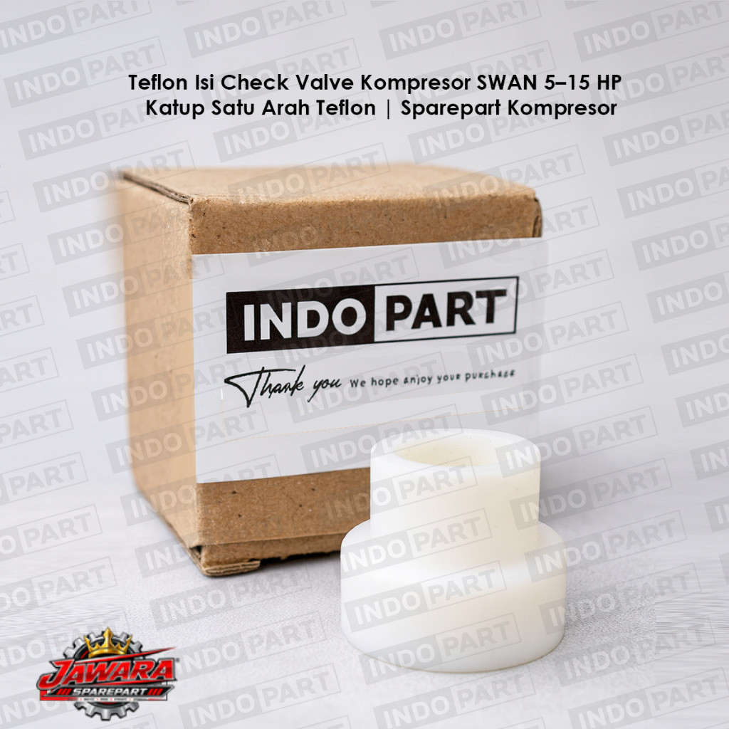 TEFLON CHECK VALVE Kompresor SWAN 5 – 15 HP | Isi Check Valve | Sparepart Kompresor Udara