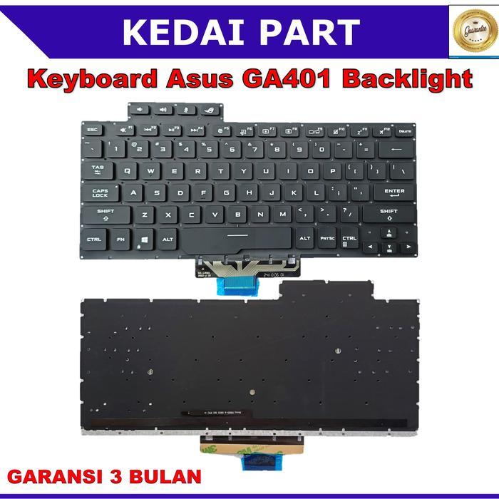 Keyboard Asus ROG Zephyrus G14 GA401 GA401Q GA401QC Backlight - Black Backlight