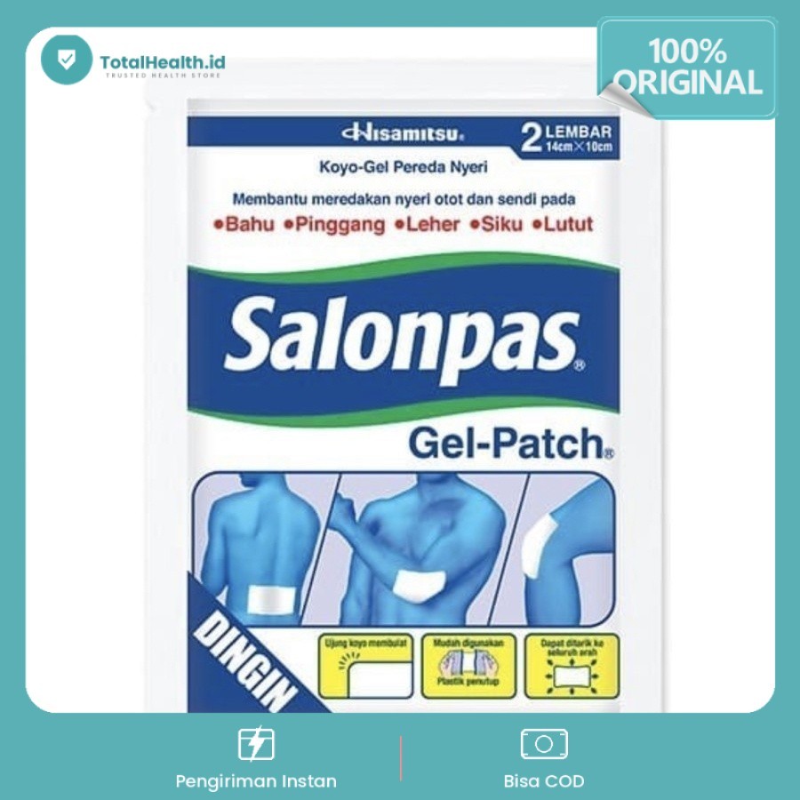 Salonpas Gel Patch / Salonpas GEL PATCH 1 SACHET 2 LEMBAR