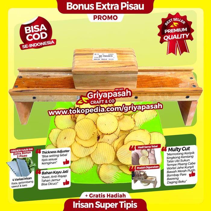 TERMURAH ,, Alat Pemotong Keripik Kentang Manual Serutan GRIYAPASAH - Sedang