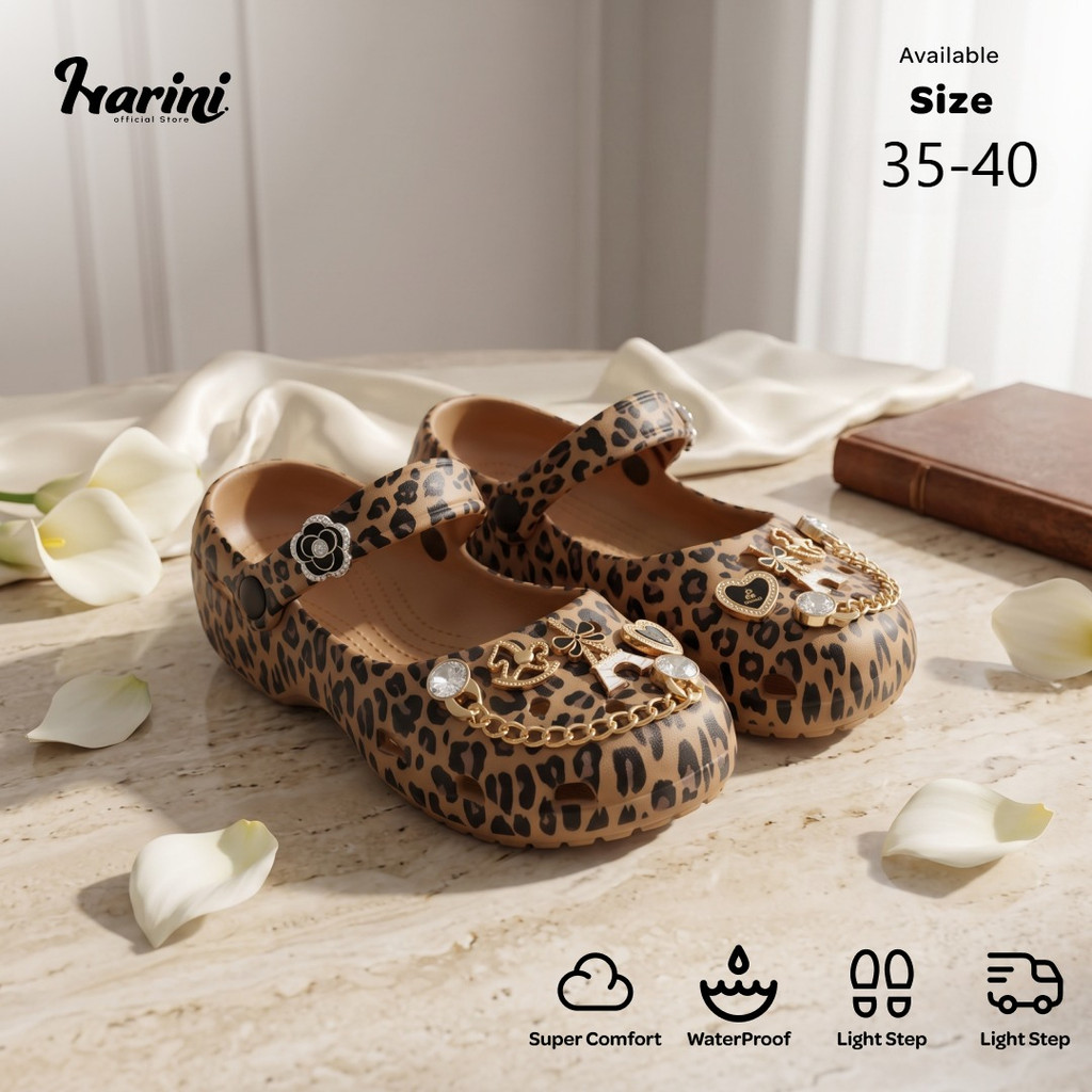 Sandal Parisian Leopard Mary Jane Clogs 603-1A - FSH07