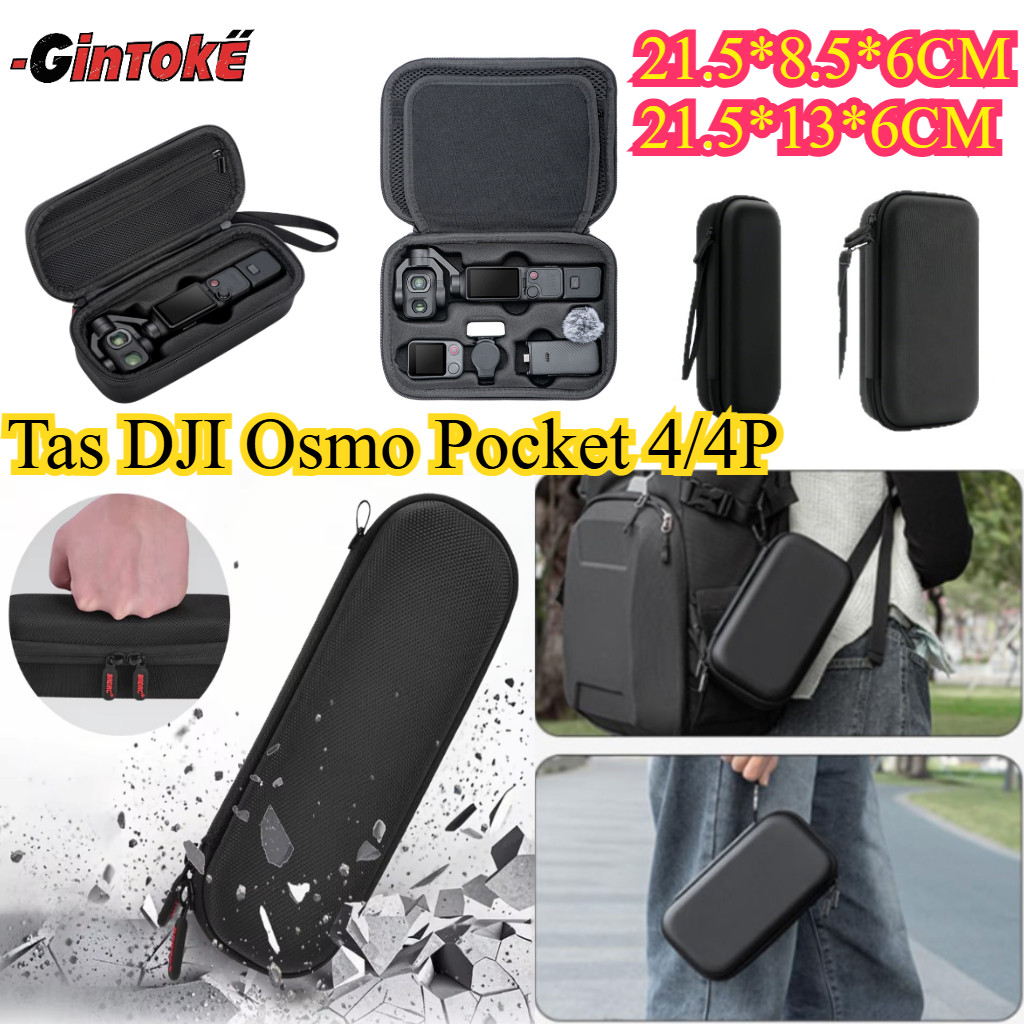 Tas DJI Osmo Pocket 4 / Startrc PU Travel Carrying Case Compact / for DJI Osmo Pocket 4 / 4P Tas Poc