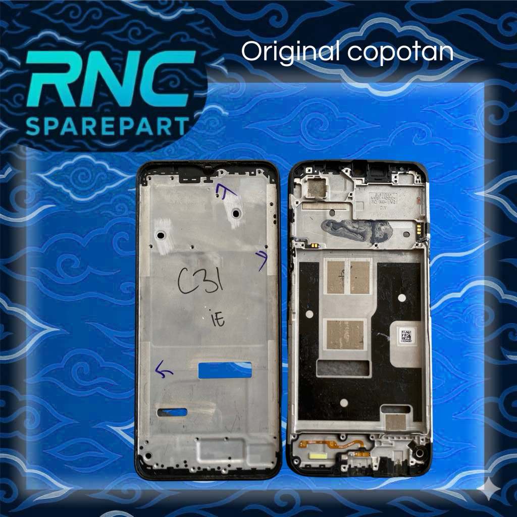 Frame Tatakan Lcd Realme C31 Second Copotan