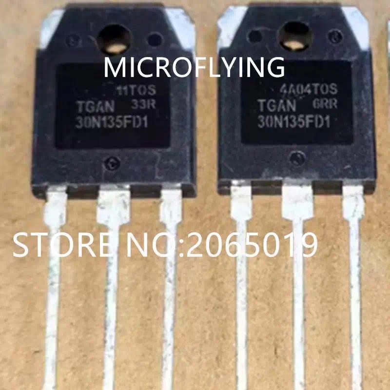 5PCS - 10PCS - 30PCS   TGAN30N135FD1  TGAN 30N135FD1  TGAN30N135FDI 3ON135FD1  TO-247