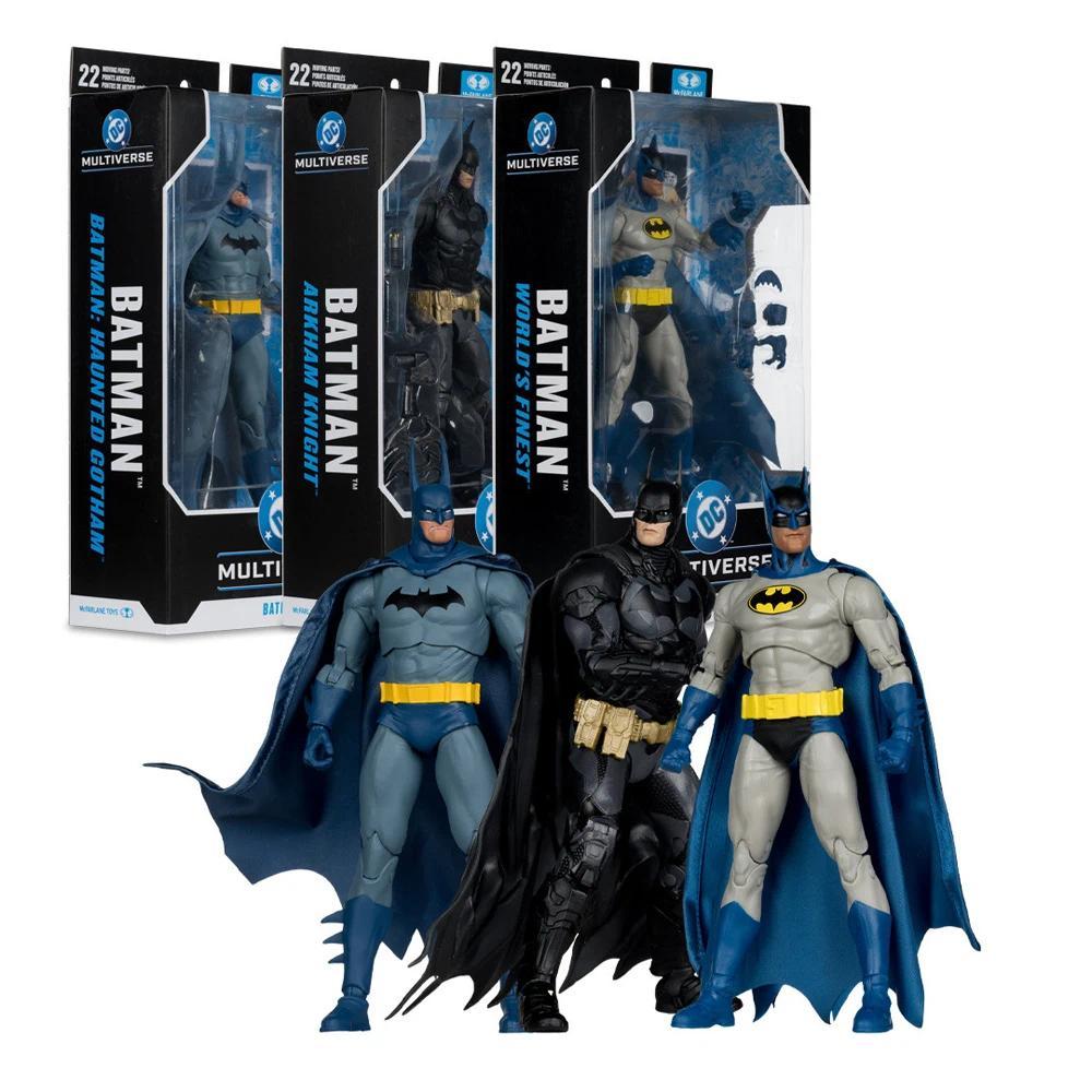 Mcfarlane Toys DC Multiverse Batman Arkham Knight/Neal Adam World's Finest /Kelly Jones Haunted Goth
