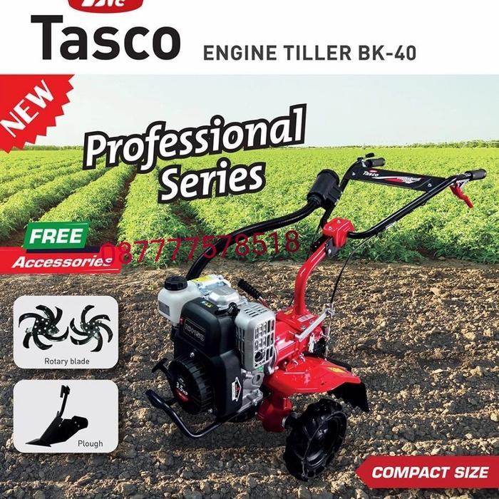 Mesin Bajak Tanah Tasco BK 40 Traktor Mini Engine Tiller Kultivator