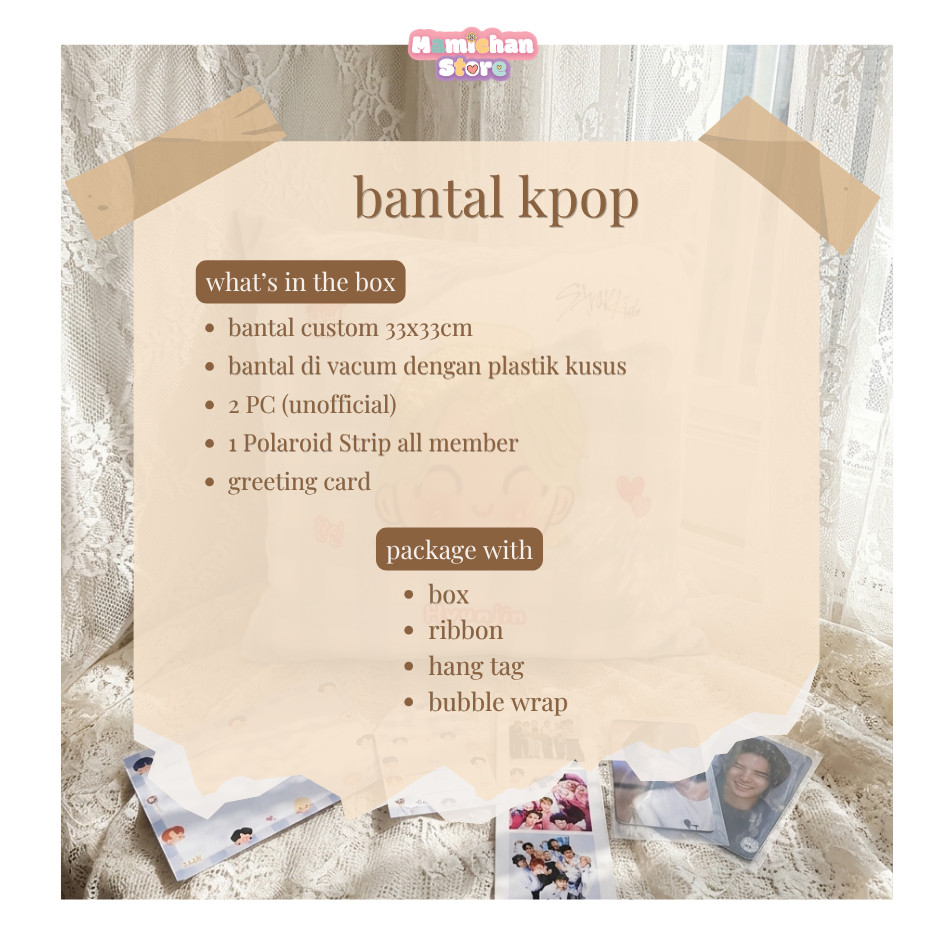HAMPERS KPOP Bantal BTS &ENYPEN Kado BTS & ENYPEN Hampers BTS &ENYPEN  Hampers  Kpop Bantal Kpop