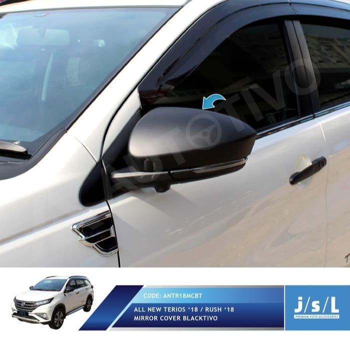 All New Rush Terios 2018 2019 2020 2021 2022 2023 2024 Aksesoris Mirror Cover Spion - BLACKTIVO JSL