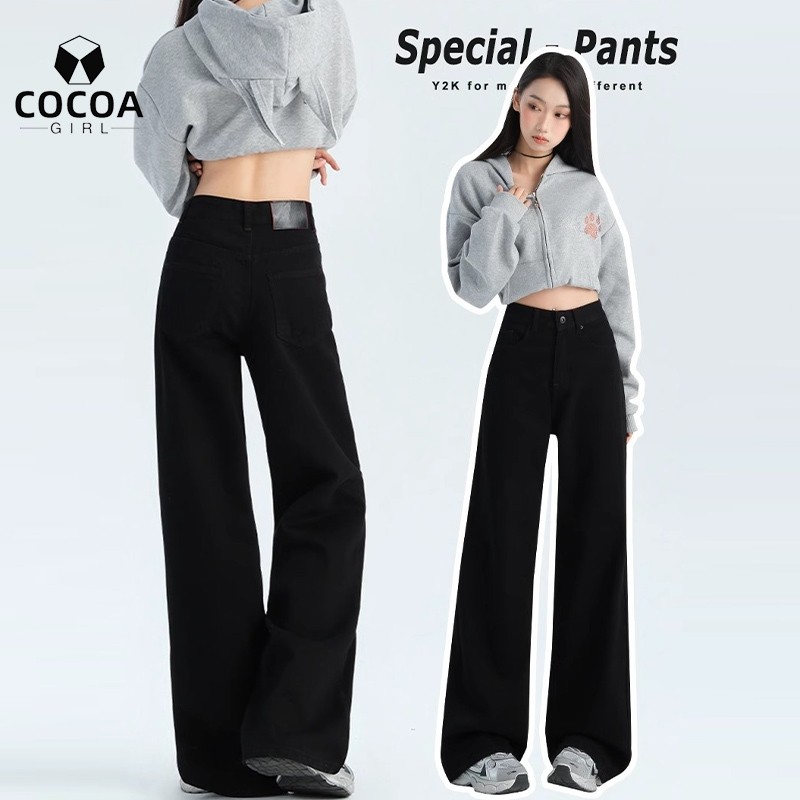FERNISTYLE Celana jeans wanita celana jeans wanita kekinian korea celana panjang wanita celana longg