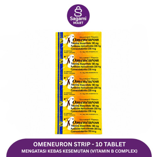Omeneuron Strip Isi 10 Tablet Vitamin B Complex Sagami Mart