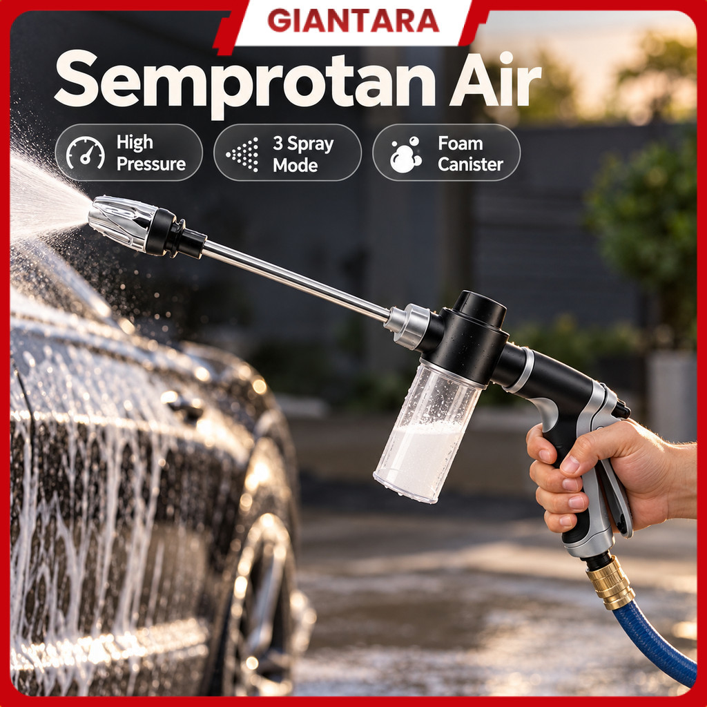 Semprotan Air Steam Cuci Mobil High Pressure Foam Water Gun - HP-10