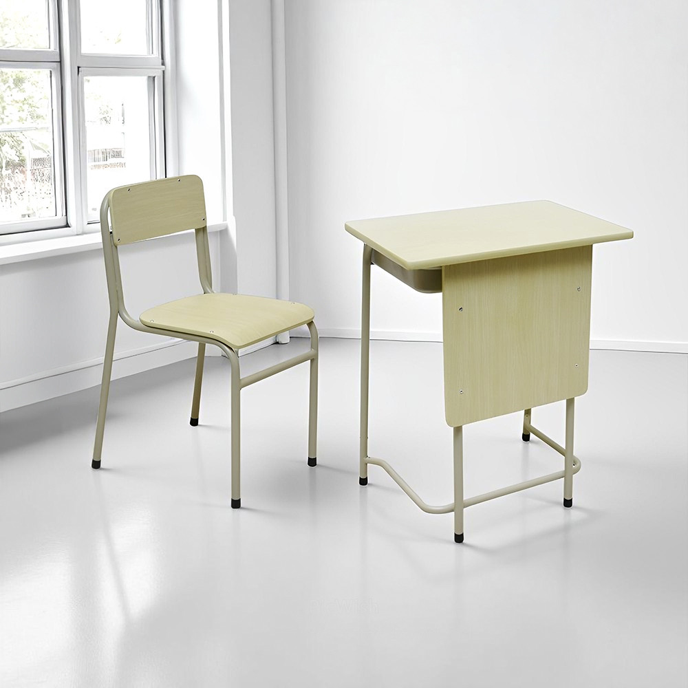 Informa Polo Set Meja Dan Kursi Sekolah - Krem Kids Study Table Chair Perlengkapan Furniture Belajar