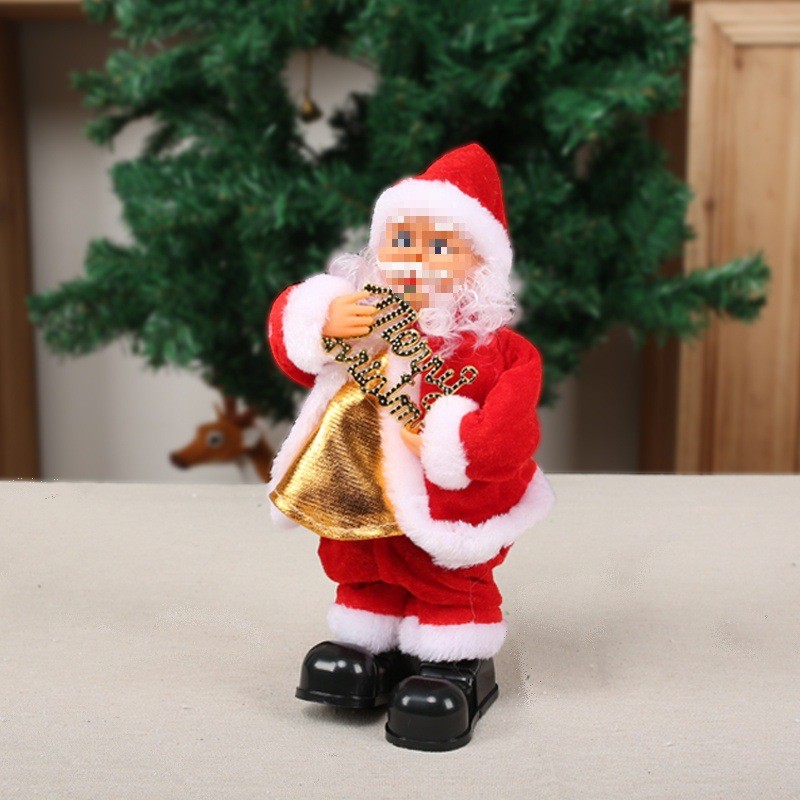 Santa Claus Climbing Rope Toy Ladder Chimney Climbing Electric Climbing Bead Climbing Rope Christmas