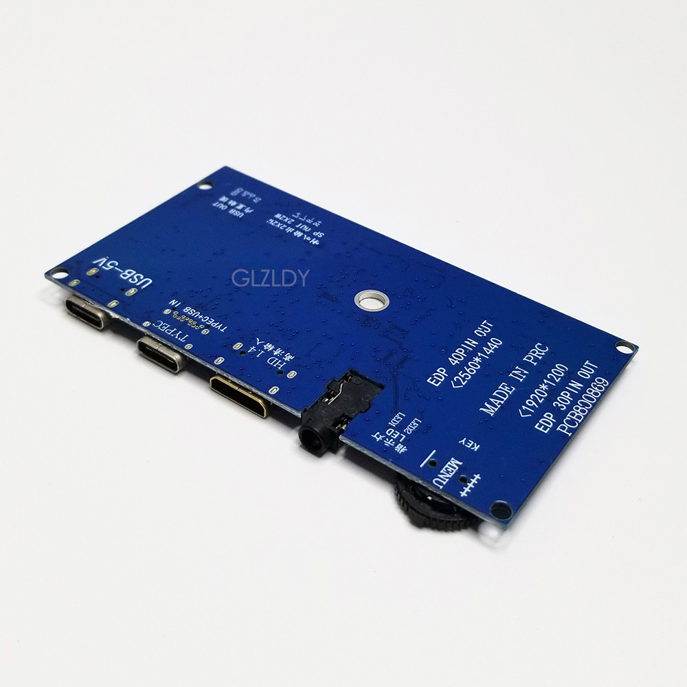 mini HDMI to EDP 30Pin/40Pin IPS Screen 60Hz LCD Driver Controller Board Monitor laptop TYPE-C 1366*