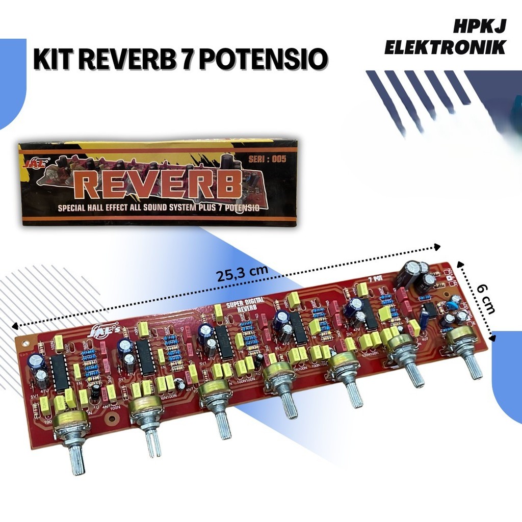 KIT REVERB 7 POTENSIO JAL Kit reverb JAL