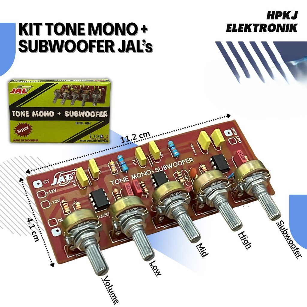 KIT TONE MONO + SUBWOOFER JAL Kit tone mono subwoofer JAL