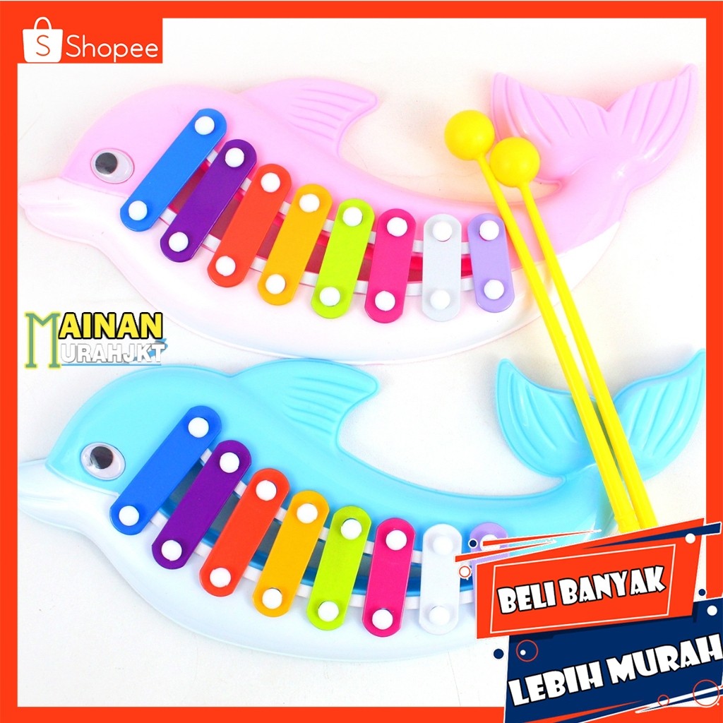 MAINAN XYLOPHONE KARAKTER LUMBA-LUMBA MAINAN EDUKASI MUSIK ANAK MAINAN XYLOPHONE