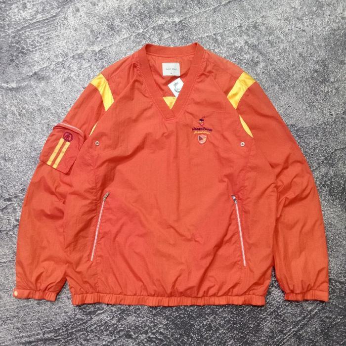 Jaket Outdoor AIAS GOLF orange pocket samping jaket casual murah size xl