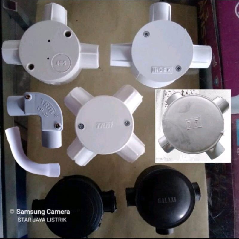 T Dos Putih 20mm /T Dos Abu2 5/8 / Cross Dos  Merk Index,DEXTA,Galaxi,Clipton,knee 20mm,knee TRM 20m