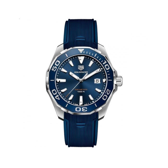 Tag Heuer Aquaracer Way101c Dial Blue Rubber Original