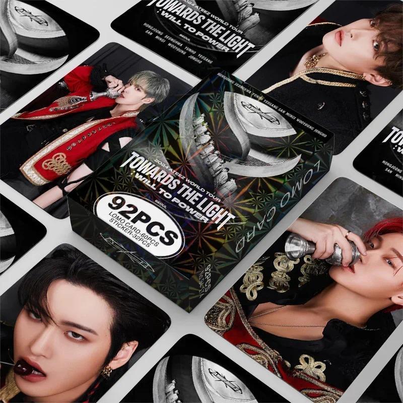 92PCS Kpop ATEEZ New Album THE WORLD EP.FIN : WILL Lomo Cards Photocards Photo Print Card SEONGHWA Y