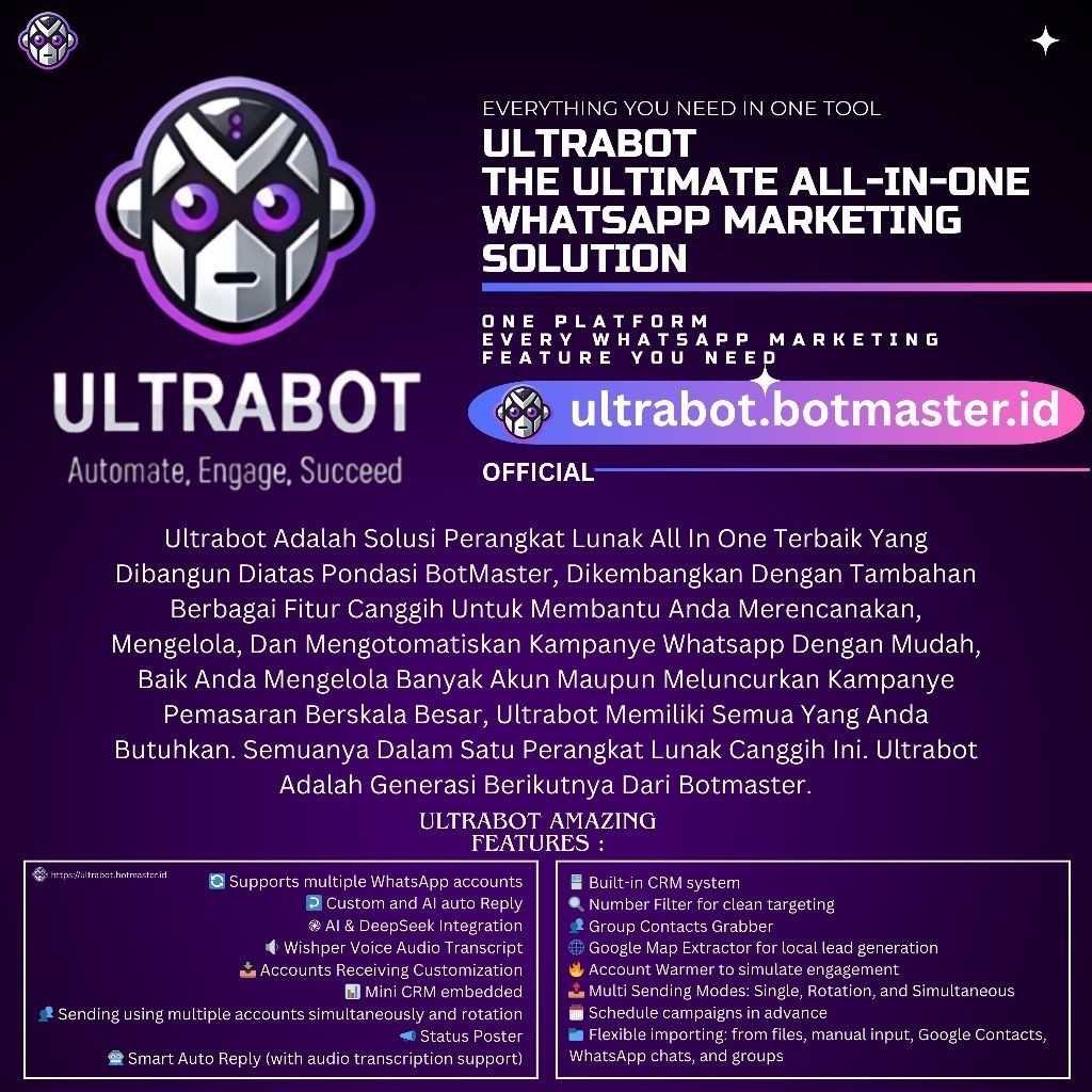 UltraBot | UltraBot Best WhatsApp Marketing Tool | UltraBot Next Generation BotMaster | UltraBot Wha