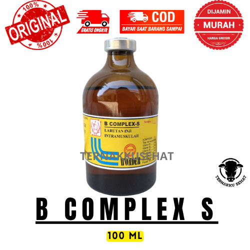 B COMPLEX-S SUPER 100 ml - WONDER - Vit B Komplek Hewan