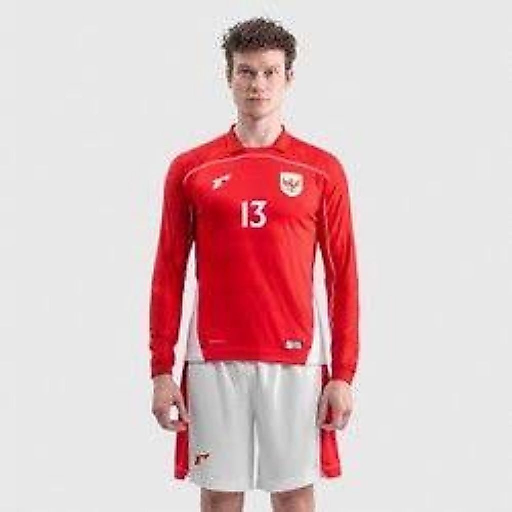 Jersey Timnas Indonesia SV home 2025, LS, BNWT