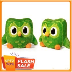 Boneka duolingo Hijau Lucu Lembut Soft Baik Untuk Anak kecil mainan anak kecil warna hijau besar bar