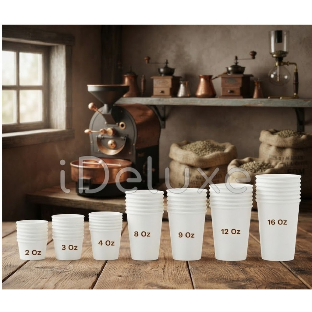 Cup Gelas Kopi  2Oz, 3Oz, 4Oz, 8Oz, 12Oz, 16Oz / Paper Cup Hot