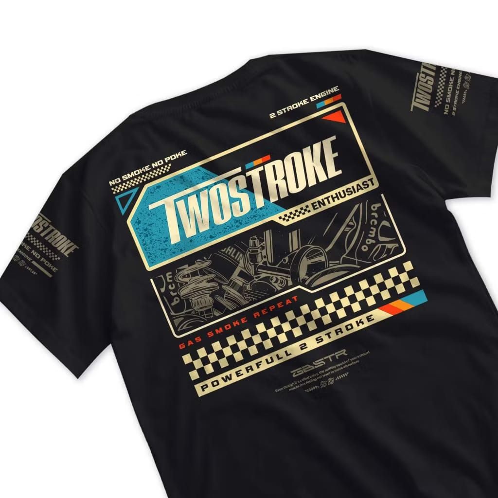 kaos 2 stroke | tshirt two stroke | kaos racing | distro | original