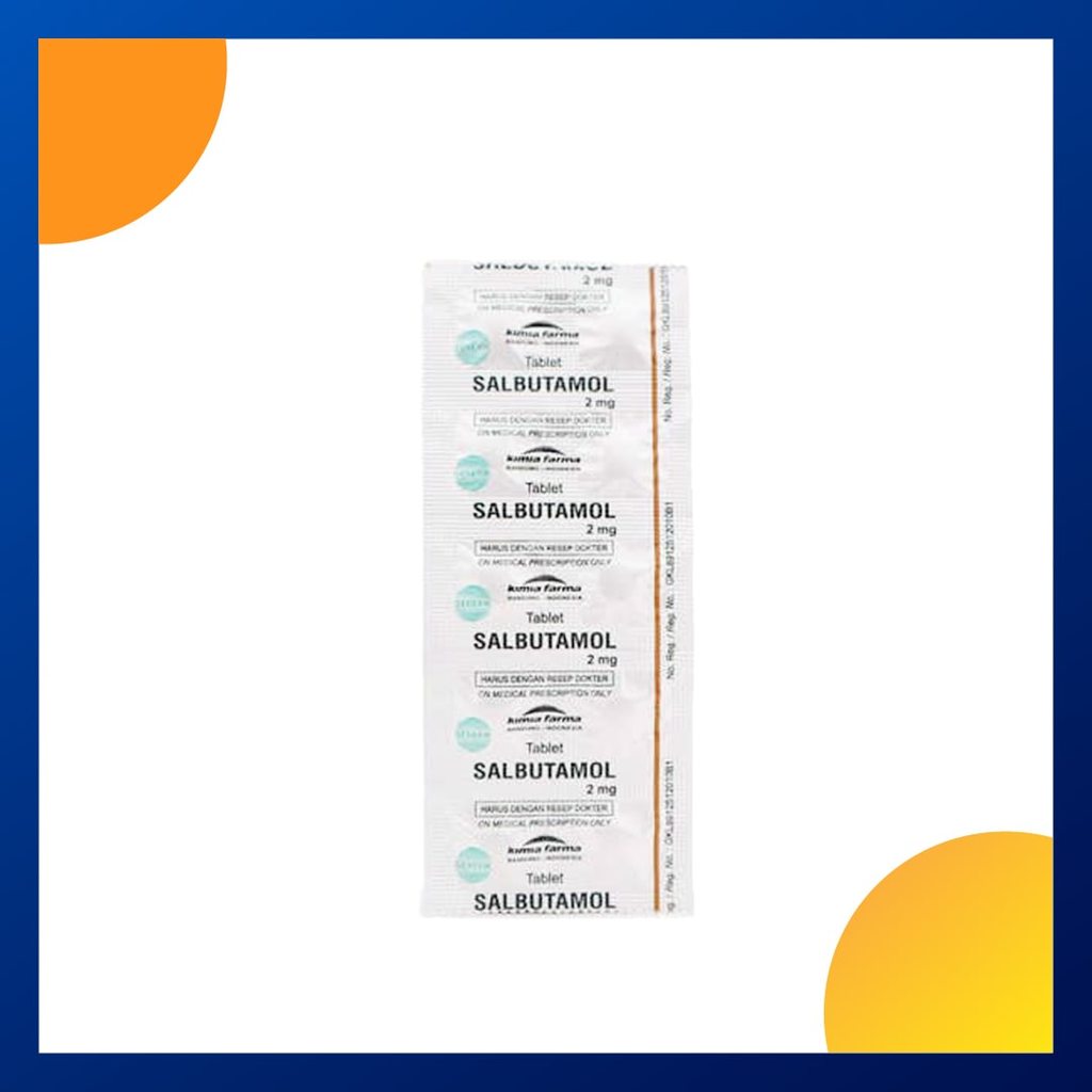 SALBUTAMOL GENERIK KF 2 MG 1 STRIP @ 10 TABLET