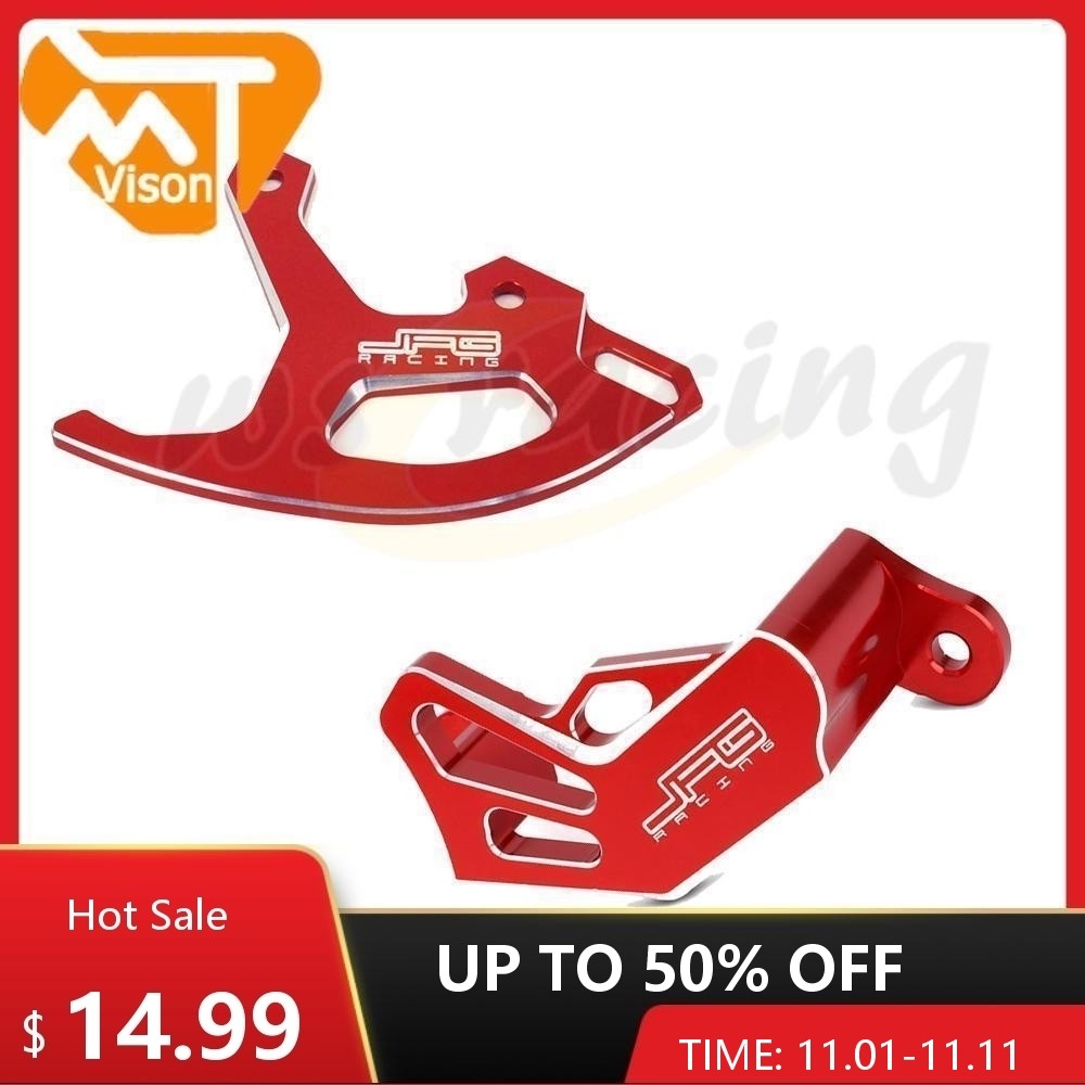 Motorcycle Brake Disc Caliper Rotor Guard Protector For HONDA CRF250R CRF450R CRF450RX CRF250X CRF45