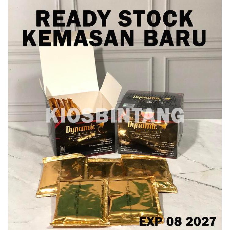 Dynamic Kopi Ginseng Original - Minuman Kopi dengan Serbuk Ginseng & Bahan Herbal - Stok Terbaru - E