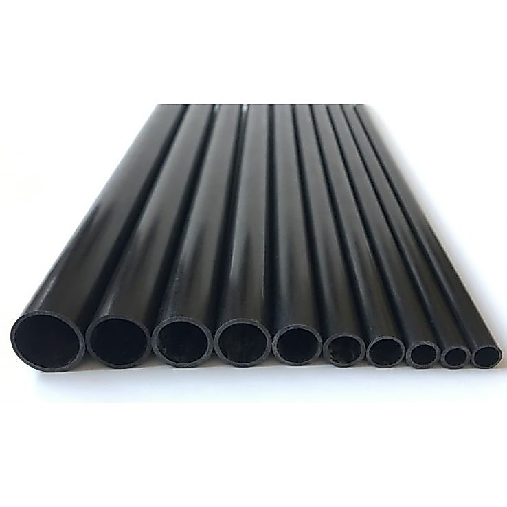 TINATAH 1Meter Pipa Karbon Carbon Fiber Tube Pipa 1 Meter Outer Diameter 14mm 16mm 18mm 20mm Carbon 