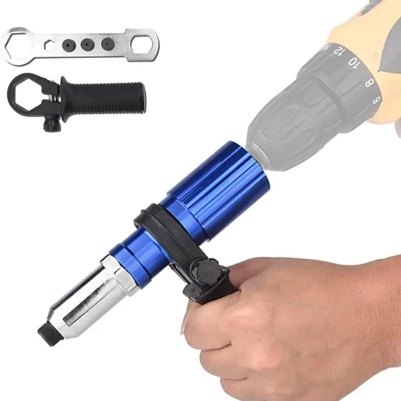 New Electric Rivet  Adapter 2.4mm-4.8mm Rivet Nut  Drill Adapter Cordless Riveting Tool Insert Nut P