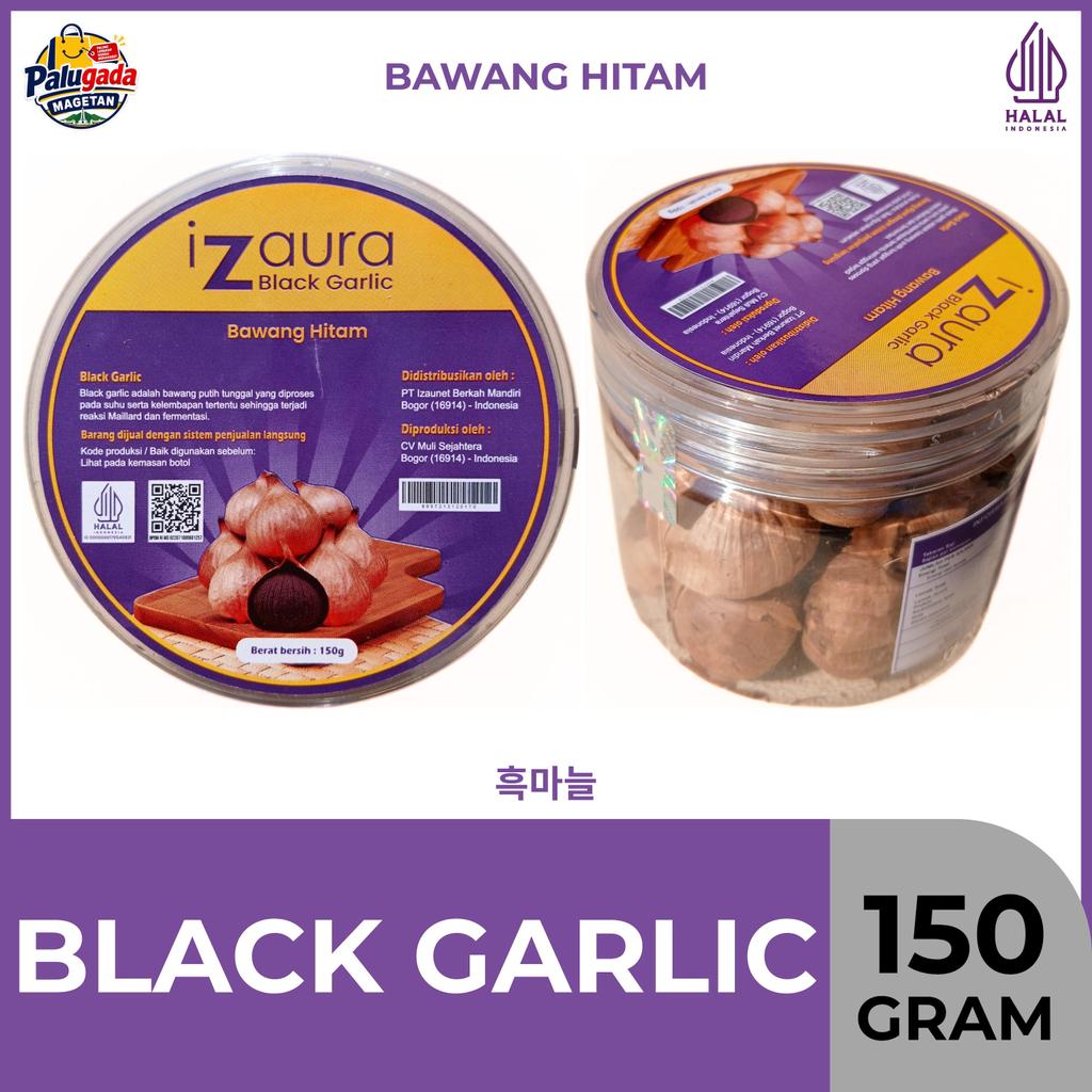 iZaura Black Garlic Original | Bawang Hitam Tunggal Premium Fermentasi | Kaya Antioksidan | Siap Kon