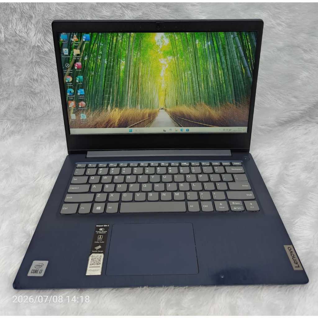 LAPTOP LENOVO IDEAPAD SLIM 3 CORE i3 GEN 10 RAM 4 GB SSD 512 GB SIAP PAKAI