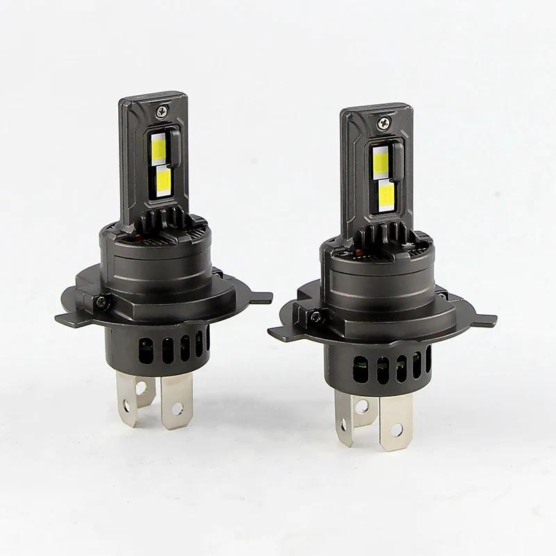 1/2PCS Motorcycle Lamps 70W White 20000LM H4 9003 LED Headlight Moto Front Replacement Bulb Lights F