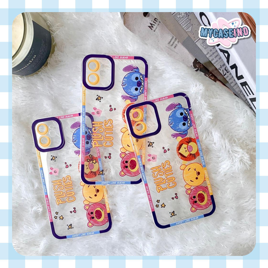 [MYCASEIND] PLUSH CUTIES ANGEL EYE PRINTING case oppo a6 pro 4g 5g a5 2025 a3 nfc a3x a3 nfc a5x a6x