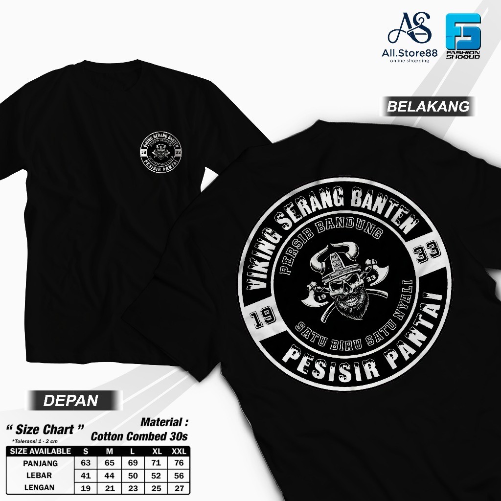 Kaos Viking Serang Banten Kaos Viking Banten 30s