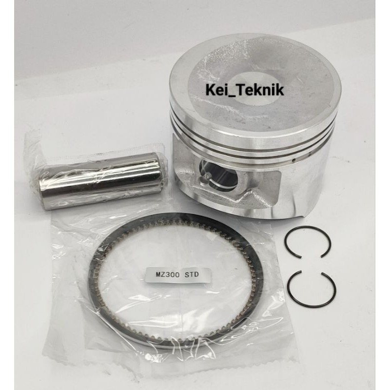 Piston Seher Set Std Engine Yamaha MZ300 Ring Mesin Bensin Penggerak Sparepart Onderdil