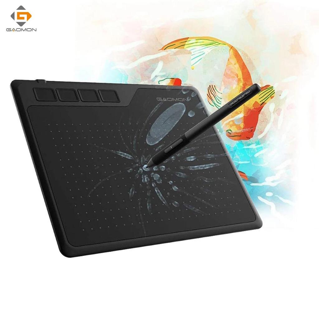 Gaomon S620 Digital Tablets Small Portable Graphics Tablet for Drawing 6.5x4 Inch with 4 Express Key