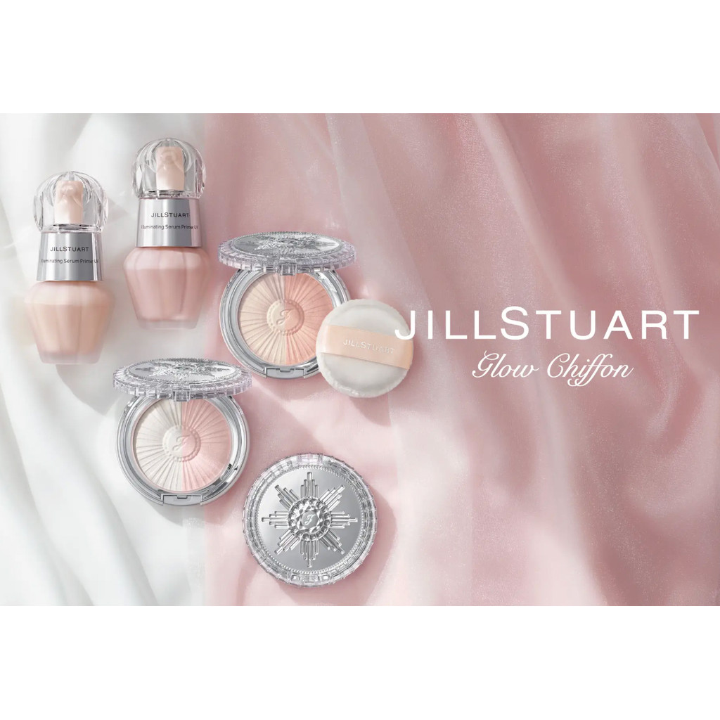 PO-Jill Stuart Lucent Glow Setting Powder/Glow Chiffon Serum Filter/Illuminating Gem Serum Primer