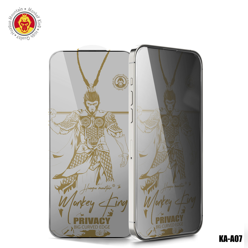 Tempered Glass Privacy SAMSUNG J8 J6 J4 2018 Plus Anti Spy Kaca Gelap Anti Intip Monkey King KA-A07 