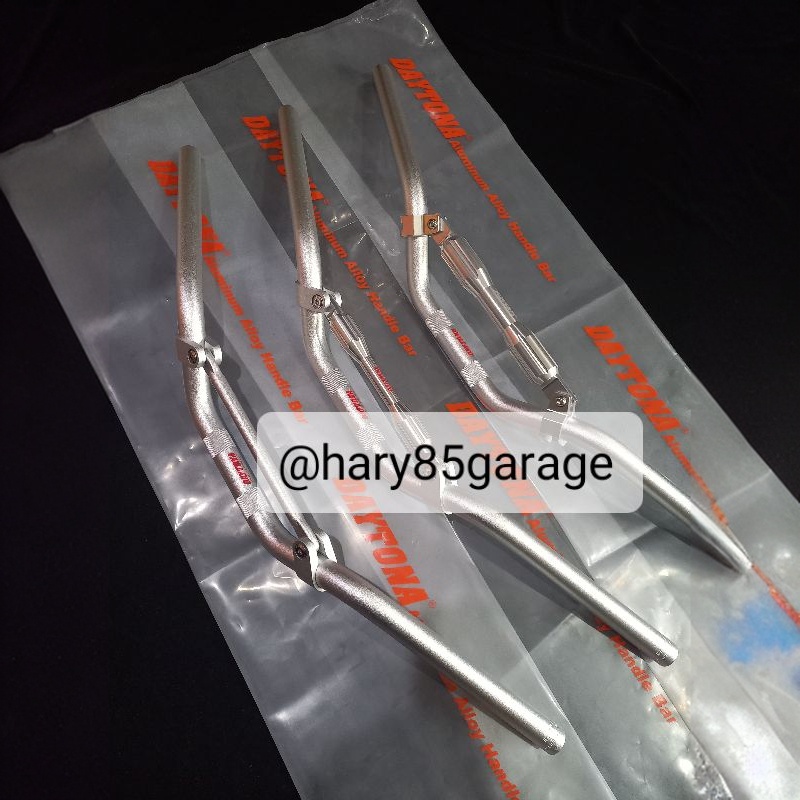 STANG SETANG STIR DAYTONA LOW SILVER PALANG LURUS KECIL ORIGINAL JAPAN