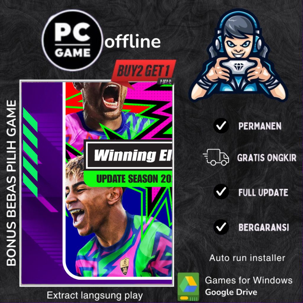 Winning Eleven Update 2025 - Game PC - Game Laptop - GAME OFFLINE