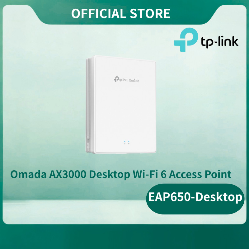 TP-Link EAP650-Desktop Access Point Wifi 6 AX3000 Dual Band Pemancar Sinyal Jarak Jauh Cepat