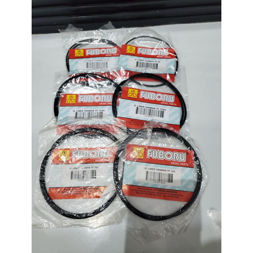 SPAREPART ORIGINAL Oring Liner Diesel Yanmar TF55-TF105 / O-Ring Cylinder Liner Diesel Yanmar / Kare